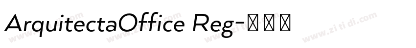 ArquitectaOffice Reg字体转换